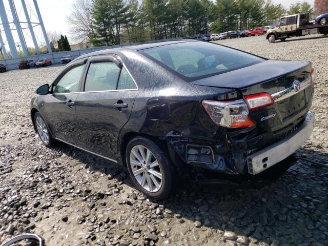 4T4BF1FK8CR168845 - 2012 TOYOTA CAMRY BASE BLACK photo 2