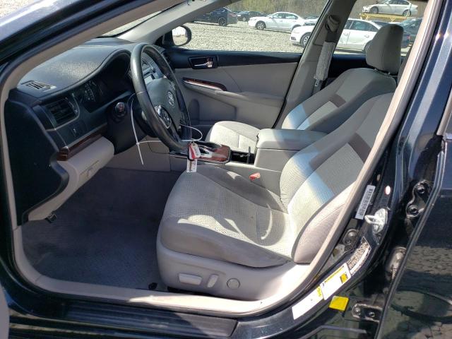 4T4BF1FK8CR168845 - 2012 TOYOTA CAMRY BASE BLACK photo 7