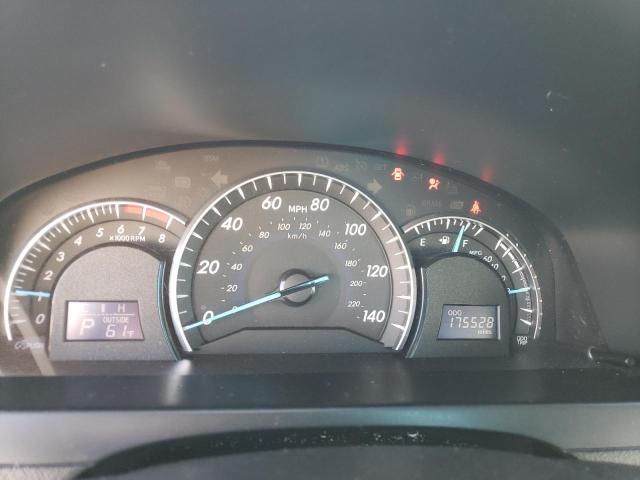 4T4BF1FK8CR168845 - 2012 TOYOTA CAMRY BASE BLACK photo 9