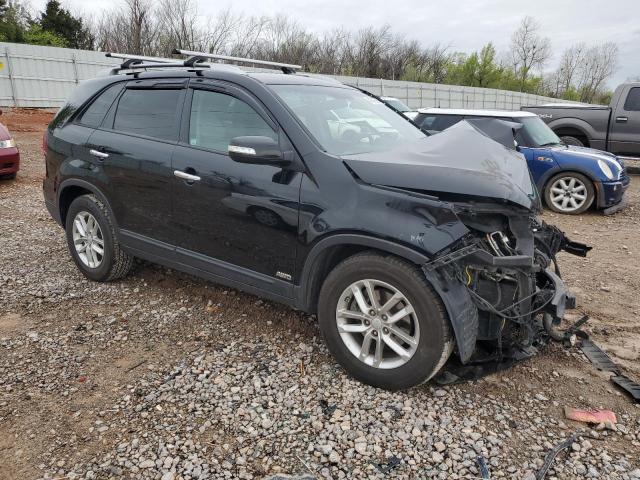 5XYKTDA79FG592410 - 2015 KIA SORENTO LX BLACK photo 4