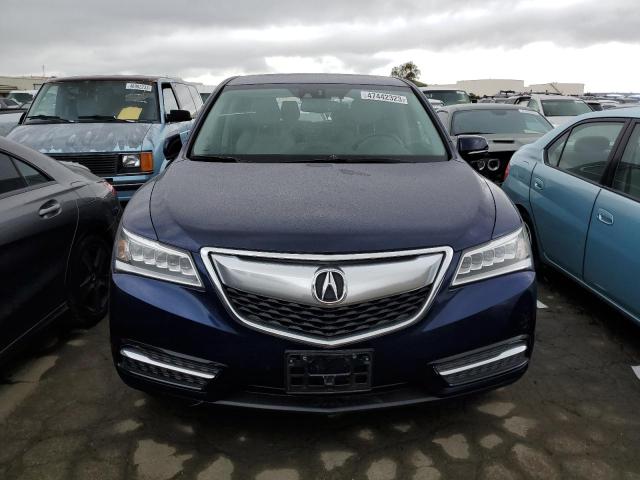 5FRYD3H44EB016368 - 2014 ACURA MDX TECHNOLOGY BLUE photo 5