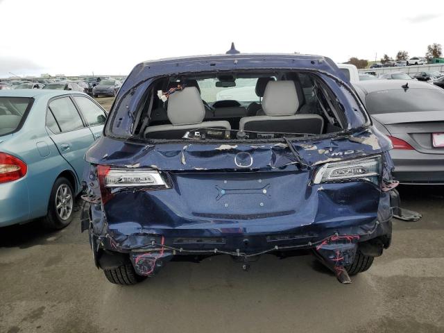 5FRYD3H44EB016368 - 2014 ACURA MDX TECHNOLOGY BLUE photo 6