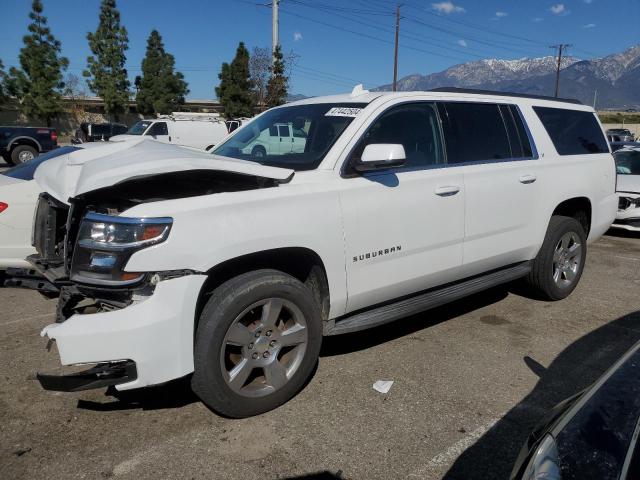 1GNSKHKC5GR141281 - 2016 CHEVROLET SUBURBAN K1500 LT WHITE photo 1