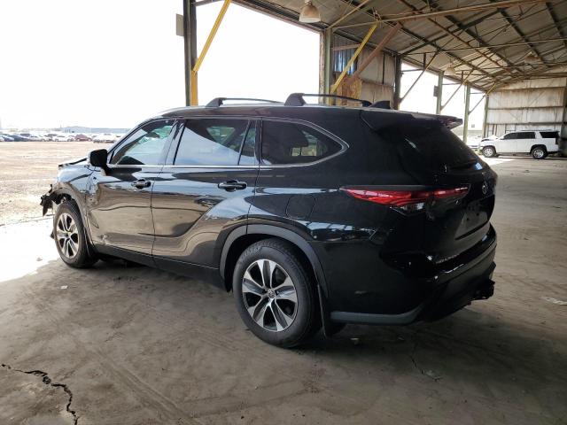 5TDGZRBH0NS238351 - 2022 TOYOTA HIGHLANDER XLE Schwarz Foto 2