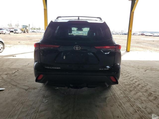 5TDGZRBH0NS238351 - 2022 TOYOTA HIGHLANDER XLE Schwarz Foto 6