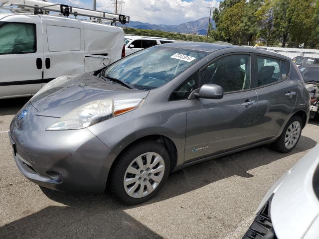 1N4AZ0CP5FC317787 - 2015 NISSAN LEAF S GRAY photo 1