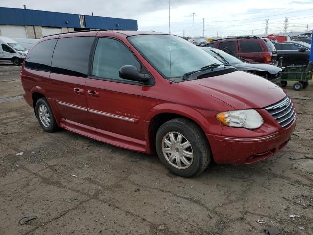 2C4GP54L65R313353 - 2005 CHRYSLER TOWN & COU TOURING წითელი ფოტო 4