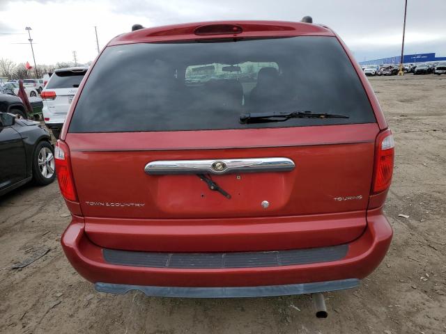 2C4GP54L65R313353 - 2005 CHRYSLER TOWN & COU TOURING წითელი ფოტო 6