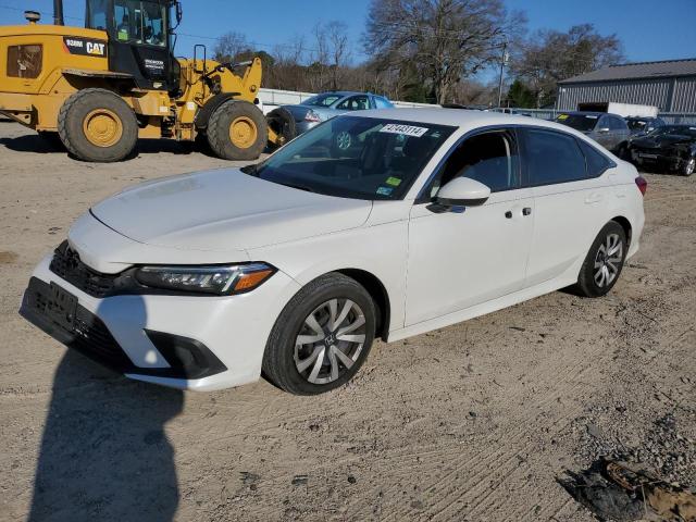 2HGFE2F24NH590420 - 2022 HONDA CIVIC LX WHITE photo 1