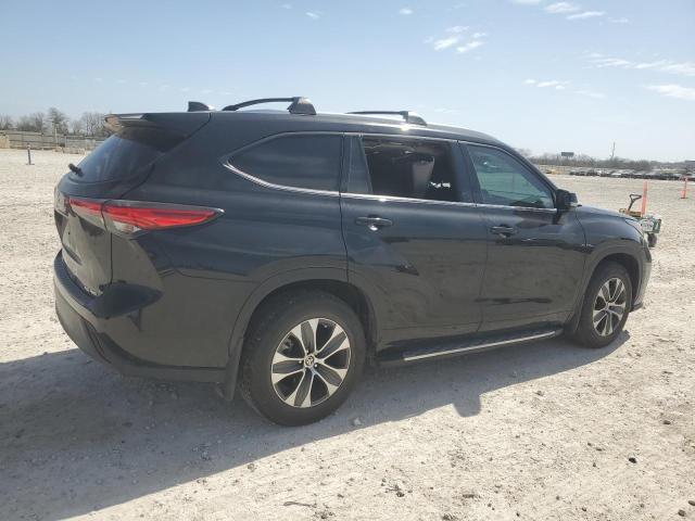 5TDGZRBH4MS556178 - 2021 TOYOTA HIGHLANDER XLE 黑色 照片 3