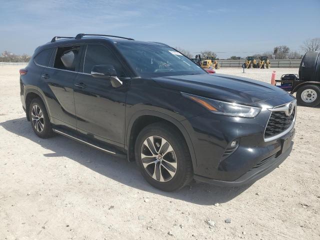 5TDGZRBH4MS556178 - 2021 TOYOTA HIGHLANDER XLE 黑色 照片 4