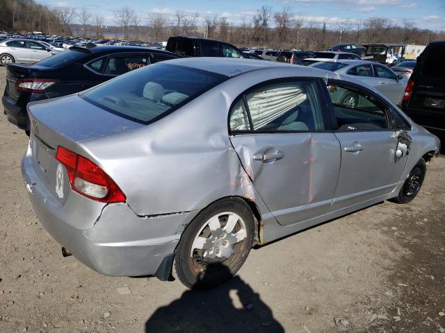 2HGFA16519H339005 - 2009 HONDA CIVIC LX SILVER photo 3