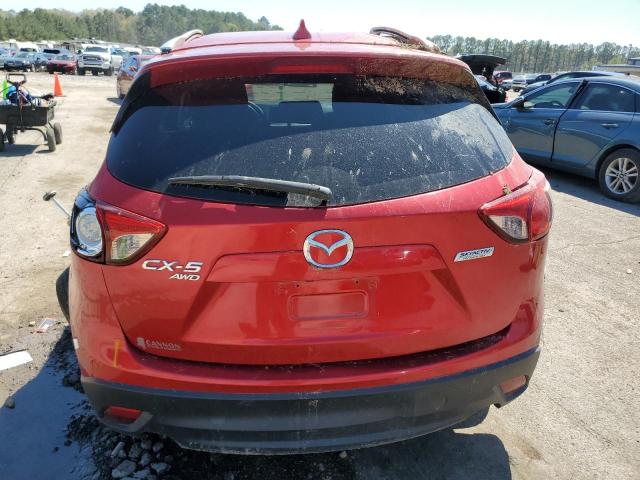 JM3KE4CYXG0890267 - 2016 MAZDA CX-5 TOURING RED photo 6