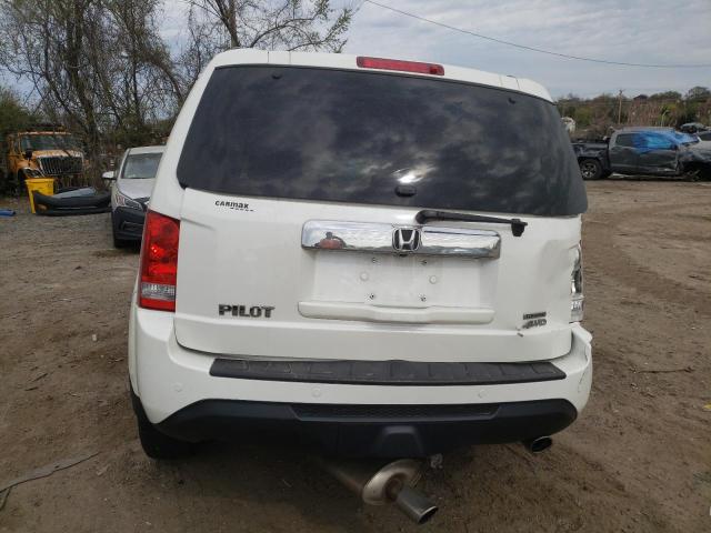 5FNYF4H95DB084271 - 2013 HONDA PILOT TOURING WHITE photo 6