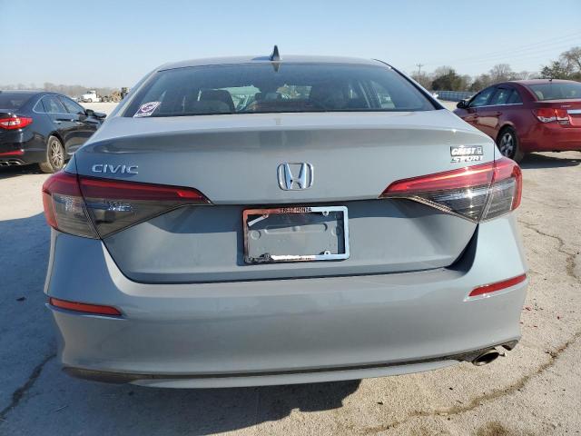 2HGFE2F58PH509190 - 2023 HONDA CIVIC SPORT GRAY photo 6