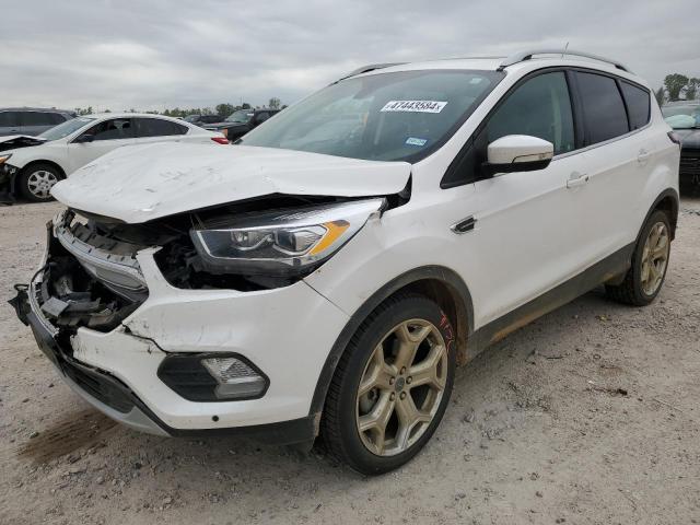 1FMCU9J95JUD50037 - 2018 FORD ESCAPE TITANIUM WHITE photo 1