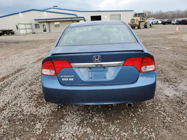 2HGFA16689H330679 - 2009 HONDA CIVIC LX-S Կապույտ լուսանկար 6