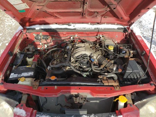 1N6ED26Y92C345903 - 2002 NISSAN FRONTIER KING CAB XE RED photo 11