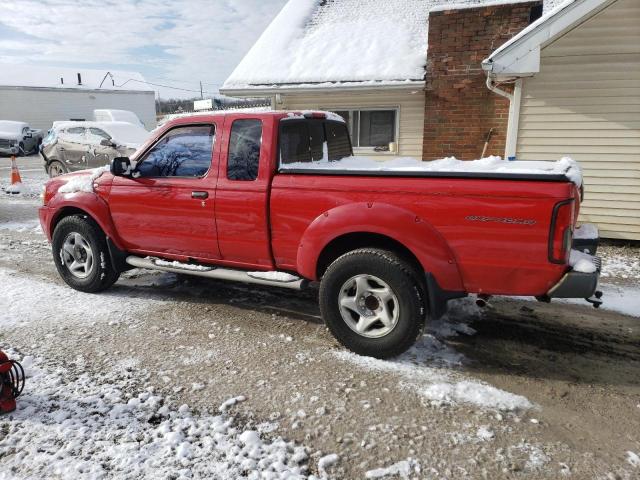 1N6ED26Y92C345903 - 2002 NISSAN FRONTIER KING CAB XE RED photo 2