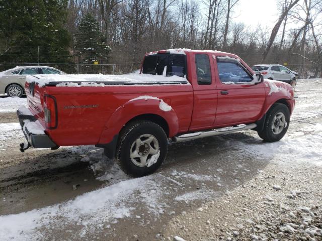 1N6ED26Y92C345903 - 2002 NISSAN FRONTIER KING CAB XE RED photo 3