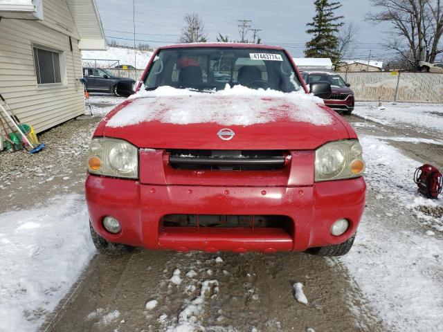 1N6ED26Y92C345903 - 2002 NISSAN FRONTIER KING CAB XE RED photo 5
