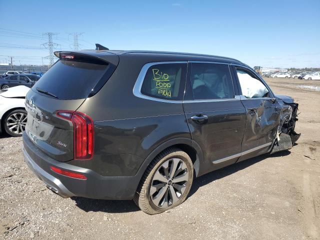 5XYP6DHC6LG036809 - 2020 KIA TELLURIDE S GREEN photo 3