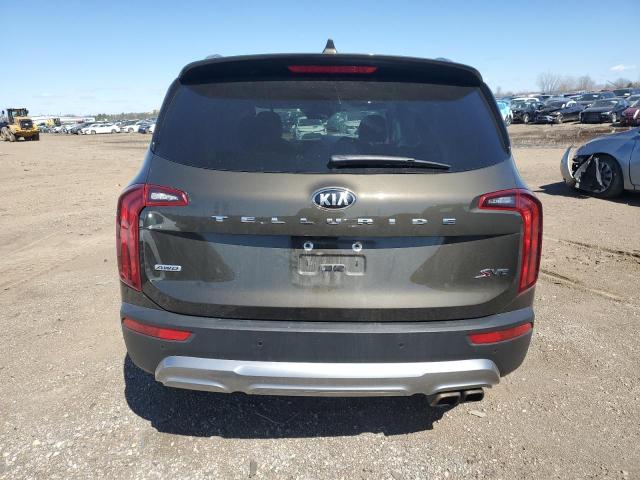 5XYP6DHC6LG036809 - 2020 KIA TELLURIDE S GREEN photo 6