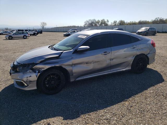 2HGFC2F60KH574977 - 2019 HONDA CIVIC LX SILVER photo 1