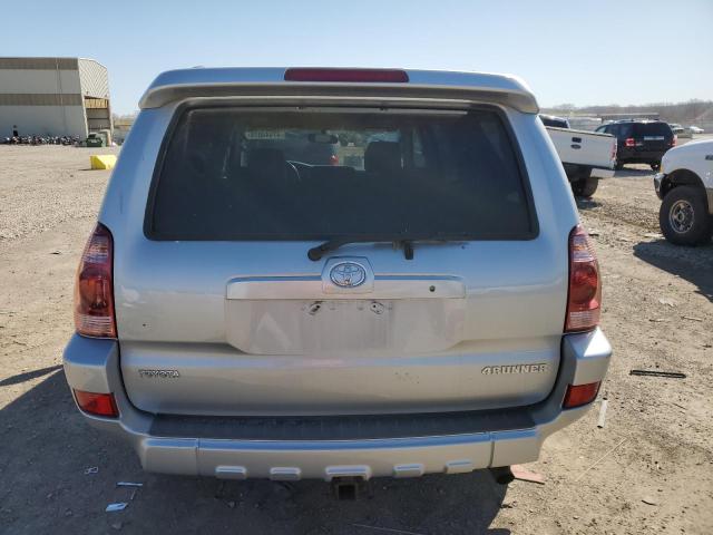 JTEBU14R540037705 - 2004 TOYOTA 4RUNNER SR5 SILVER photo 6