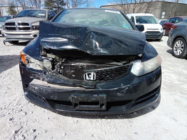 2HGFG1B62AH524133 - 2010 HONDA CIVIC LX BLACK photo 5