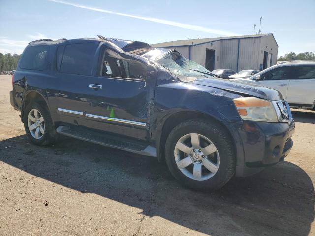 5N1BA0ND2AN619376 - 2010 NISSAN ARMADA SE BLUE photo 4