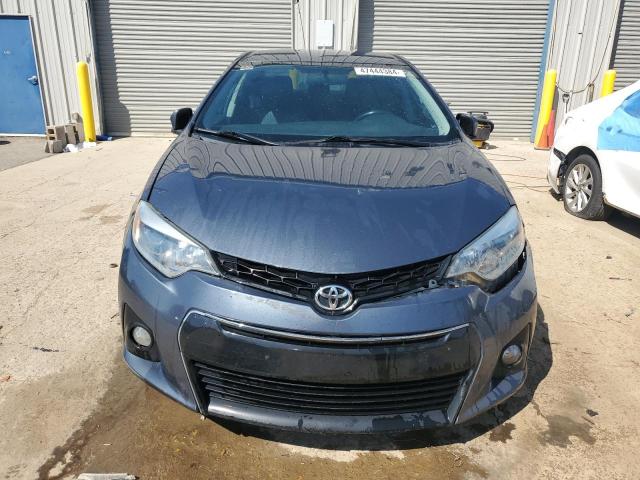 2T1BURHE6EC176176 - 2014 TOYOTA COROLLA L BLUE photo 5