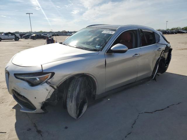 ZASPAKBN2K7C69764 - 2019 ALFA ROMEO STELVIO TI SILVER photo 1