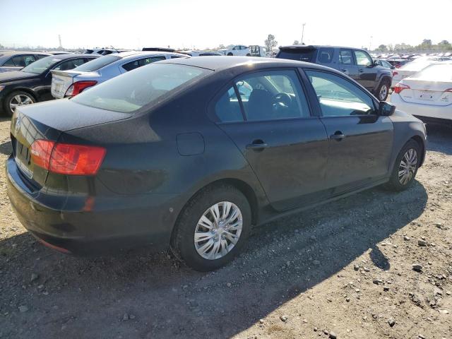 3VW2K7AJ8BM336429 - 2011 VOLKSWAGEN JETTA BASE BLACK photo 3