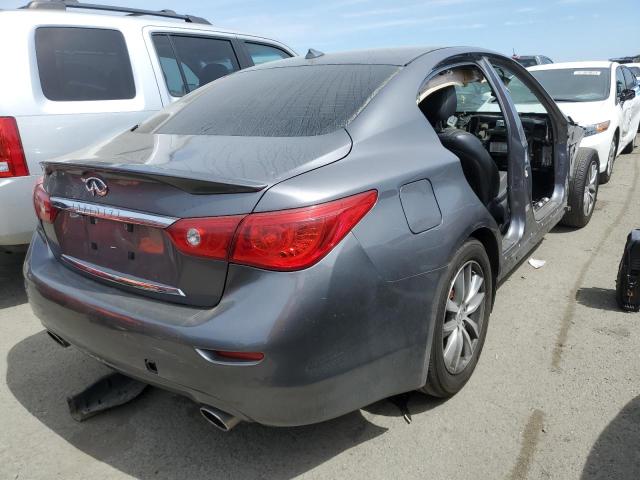 JN1BV7AP7EM684269 - 2014 INFINITI Q50 BASE GRAY photo 3