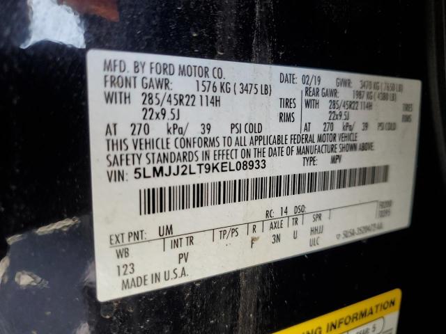 5LMJJ2LT9KEL08933 - 2019 LINCOLN NAVIGATOR RESERVE 黑色 照片 13