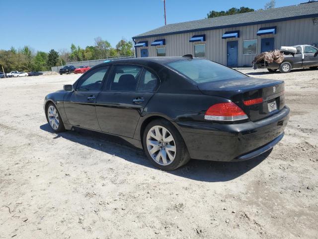 WBAGN63565DS56733 - 2005 BMW 745 LI BLACK photo 2