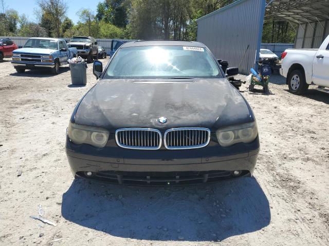 WBAGN63565DS56733 - 2005 BMW 745 LI BLACK photo 5