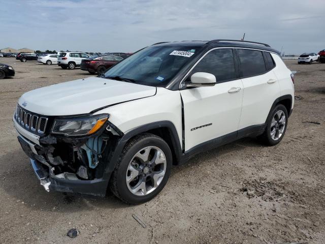 3C4NJCCB7JT502977 - 2018 JEEP COMPASS LIMITED WHITE photo 1