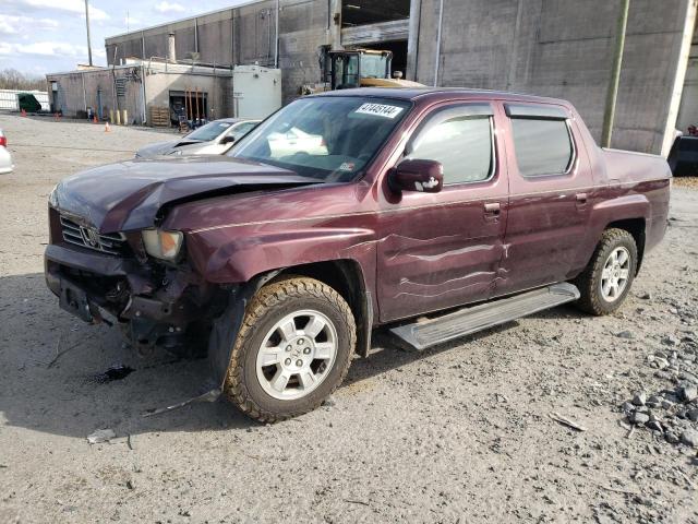 2HJYK165X8H539184 - 2008 HONDA RIDGELINE RTL BURGUNDY photo 1