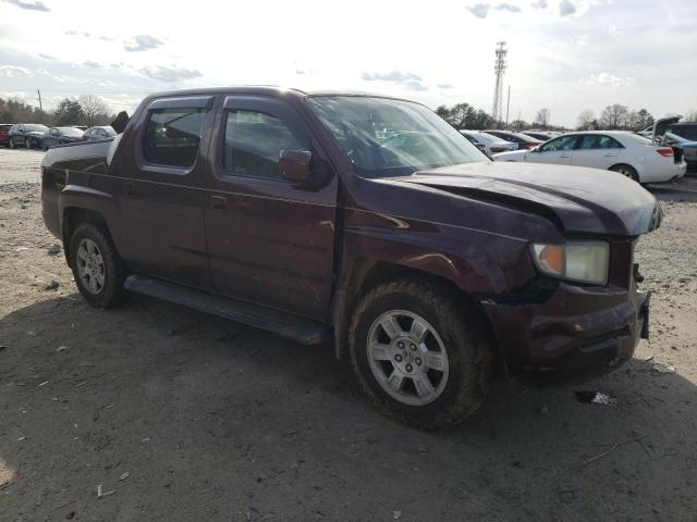 2HJYK165X8H539184 - 2008 HONDA RIDGELINE RTL BURGUNDY photo 4