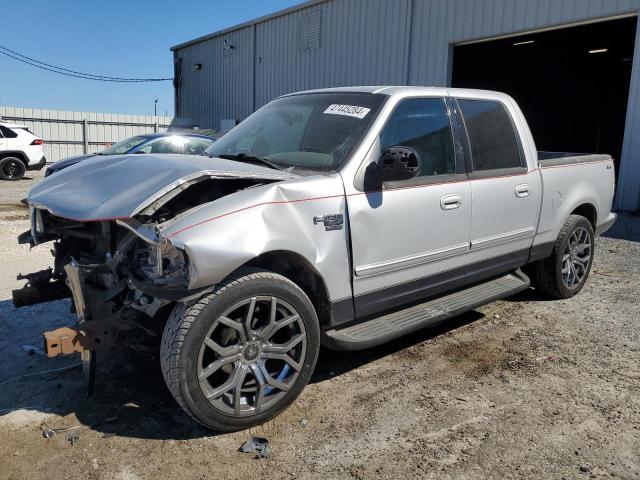 1FTRW07L61KB86283 - 2001 FORD F150 SUPERCREW SILVER photo 1