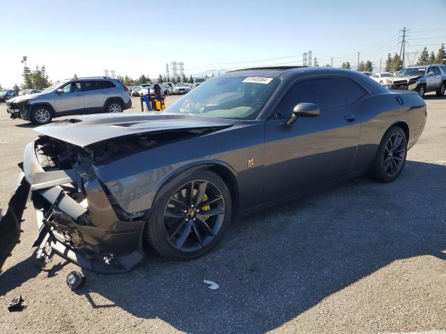 2C3CDZFJ4KH719132 - 2019 DODGE CHALLENGER R/T SCAT PACK GRAY photo 1