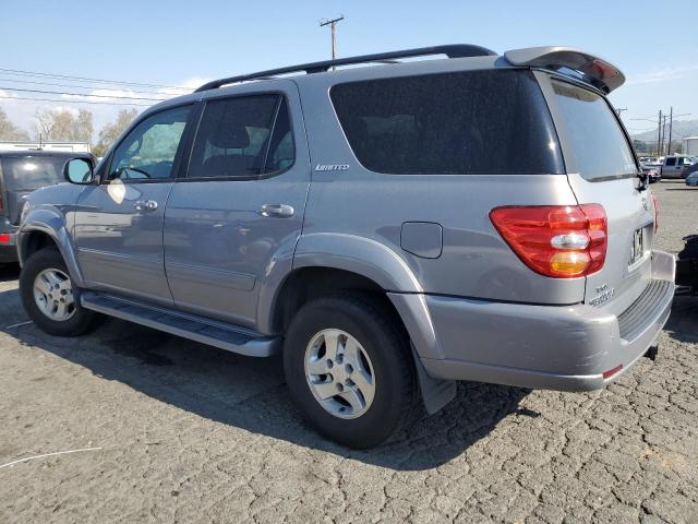 5TDZT38A21S049969 - 2001 TOYOTA SEQUOIA LIMITED SILVER photo 2