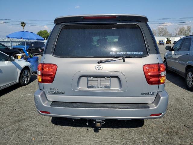 5TDZT38A21S049969 - 2001 TOYOTA SEQUOIA LIMITED SILVER photo 6