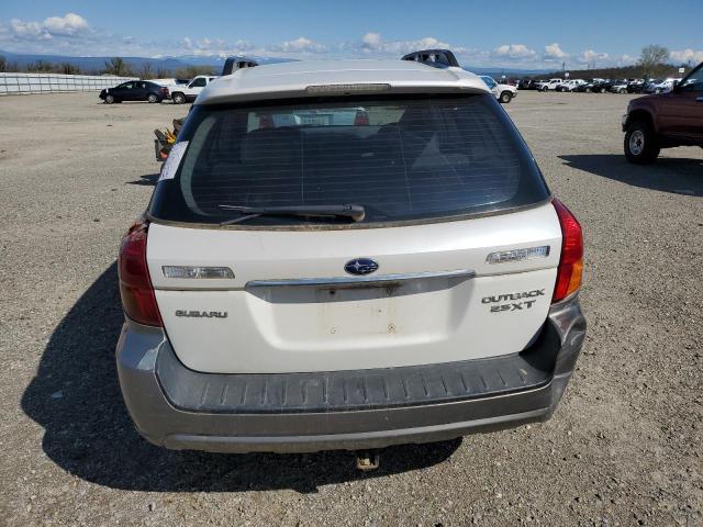 4S4BP67C654351837 - 2005 SUBARU LEGACY OUTBACK 2.5 XT LIMITED WHITE photo 6