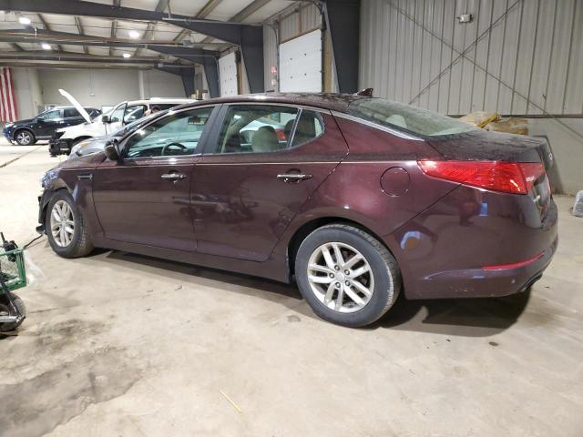 5XXGM4A71DG137233 - 2013 KIA OPTIMA LX MAROON photo 2