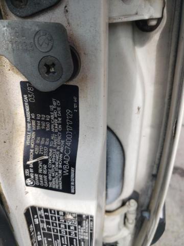 WBADC7400J1717129 - 1988 BMW 535 BASE WHITE photo 12