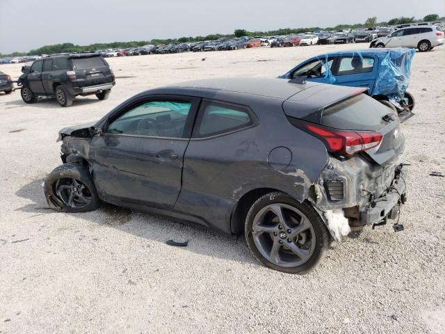 KMHTG6AF1KU017685 - 2019 HYUNDAI VELOSTER BASE GRAY photo 2