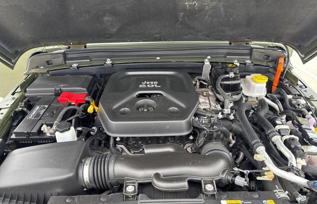 1C4JJXP67MW704686 - 2021 JEEP WRANGLER U SAHARA 4XE GREEN photo 7